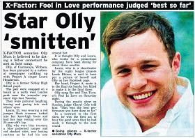 Star Olly 'smitten'