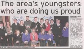 The area's youngsters who are doing us proud