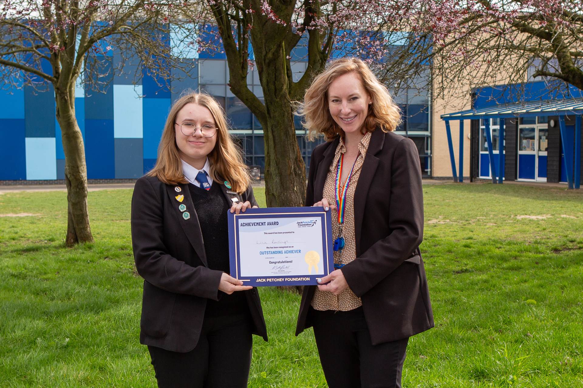 Congratulations to Lillie a Jack Petchey Award Winner!