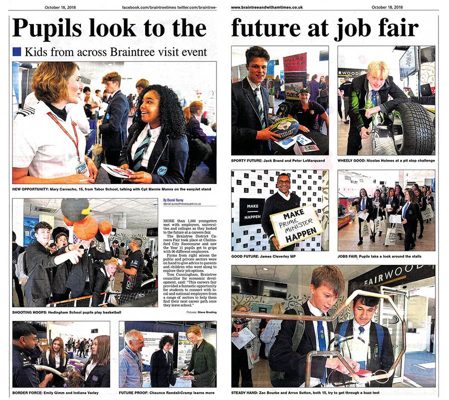 Pupils Look to the Future at Job Fair