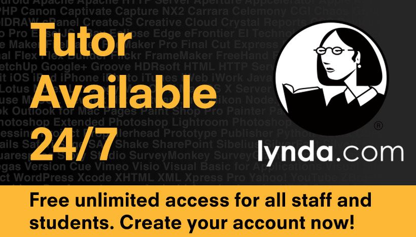 Lynda.com FREE for all staff and students